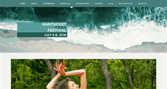 Desktop Screenshot of nantucketyogafestival.com