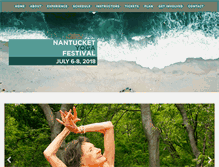 Tablet Screenshot of nantucketyogafestival.com